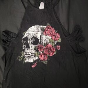 Skull and Roses tank top